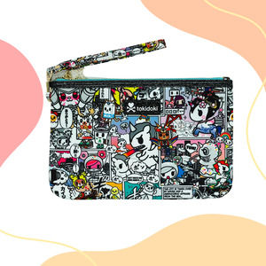 NWT tokidoki Comic Con 2021 Manga Mania Zip Pouch Wristlet Cute Kawaii Anime
